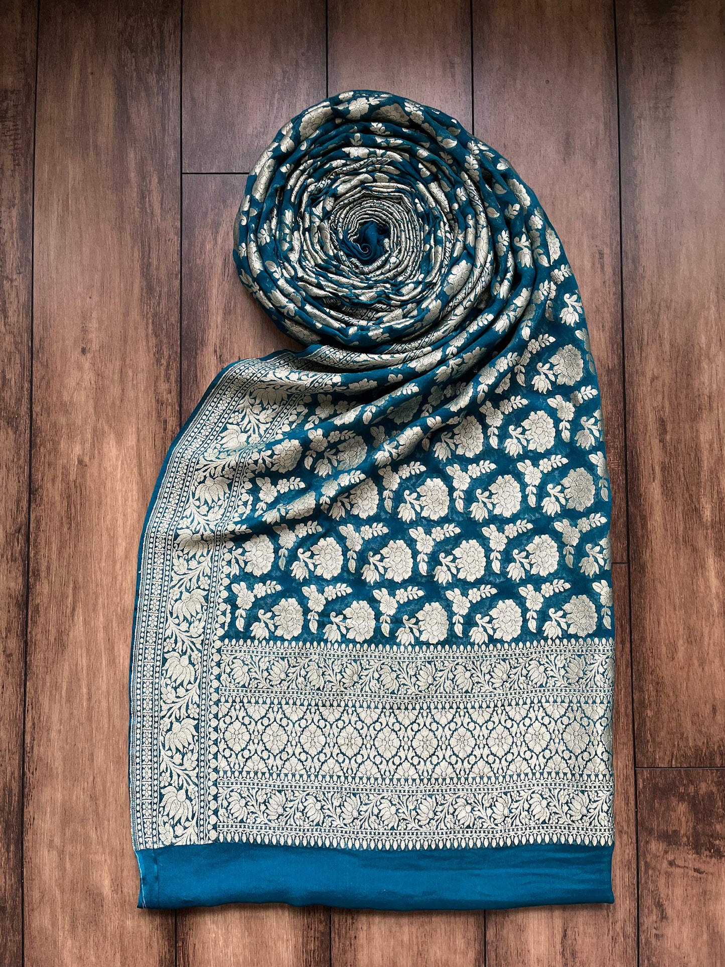 Khaddi Blue Dupatta