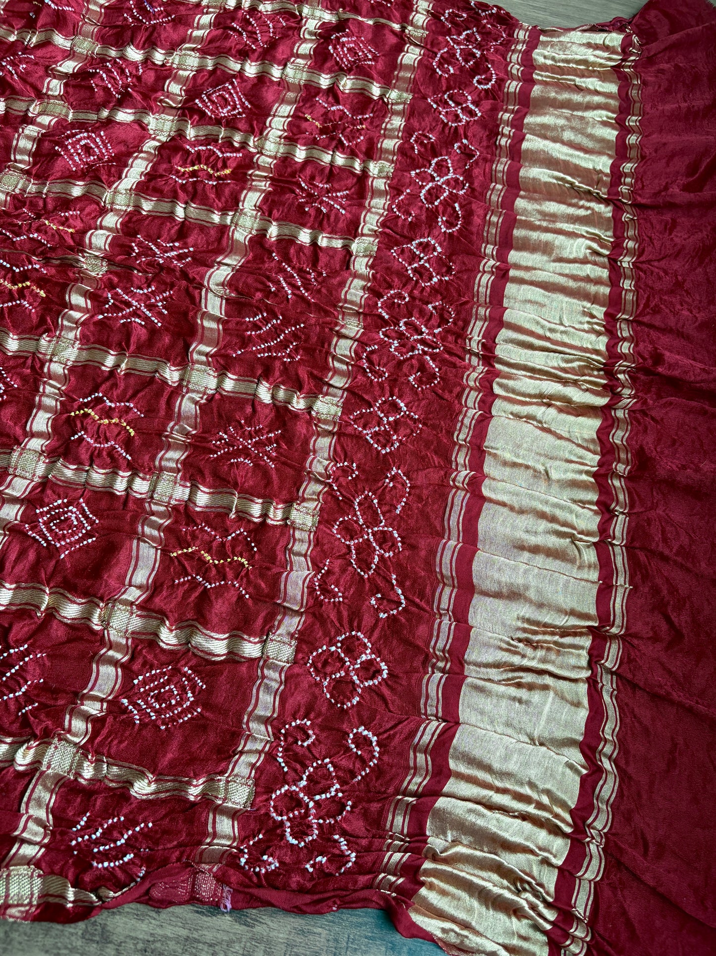 Gajji Gharchola Rai Dana - Red Dupatta
