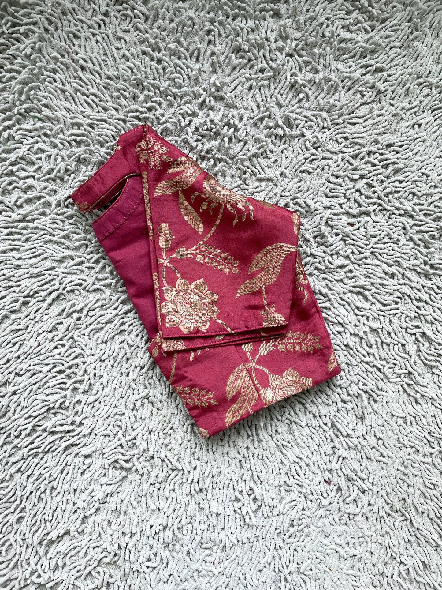 Handloom Pink Blouse
