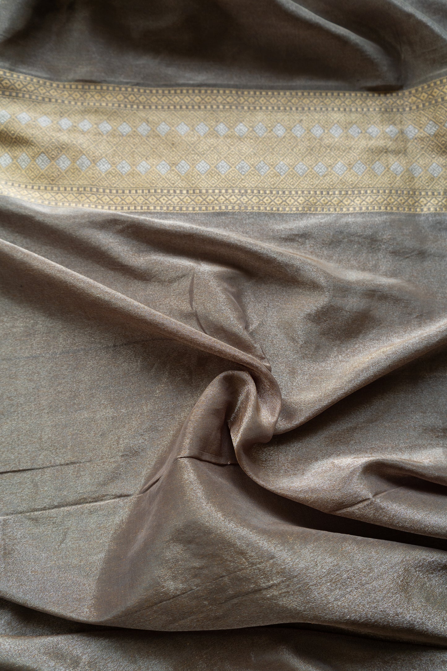 Handloom Tissue Kadhua Jangla Saree