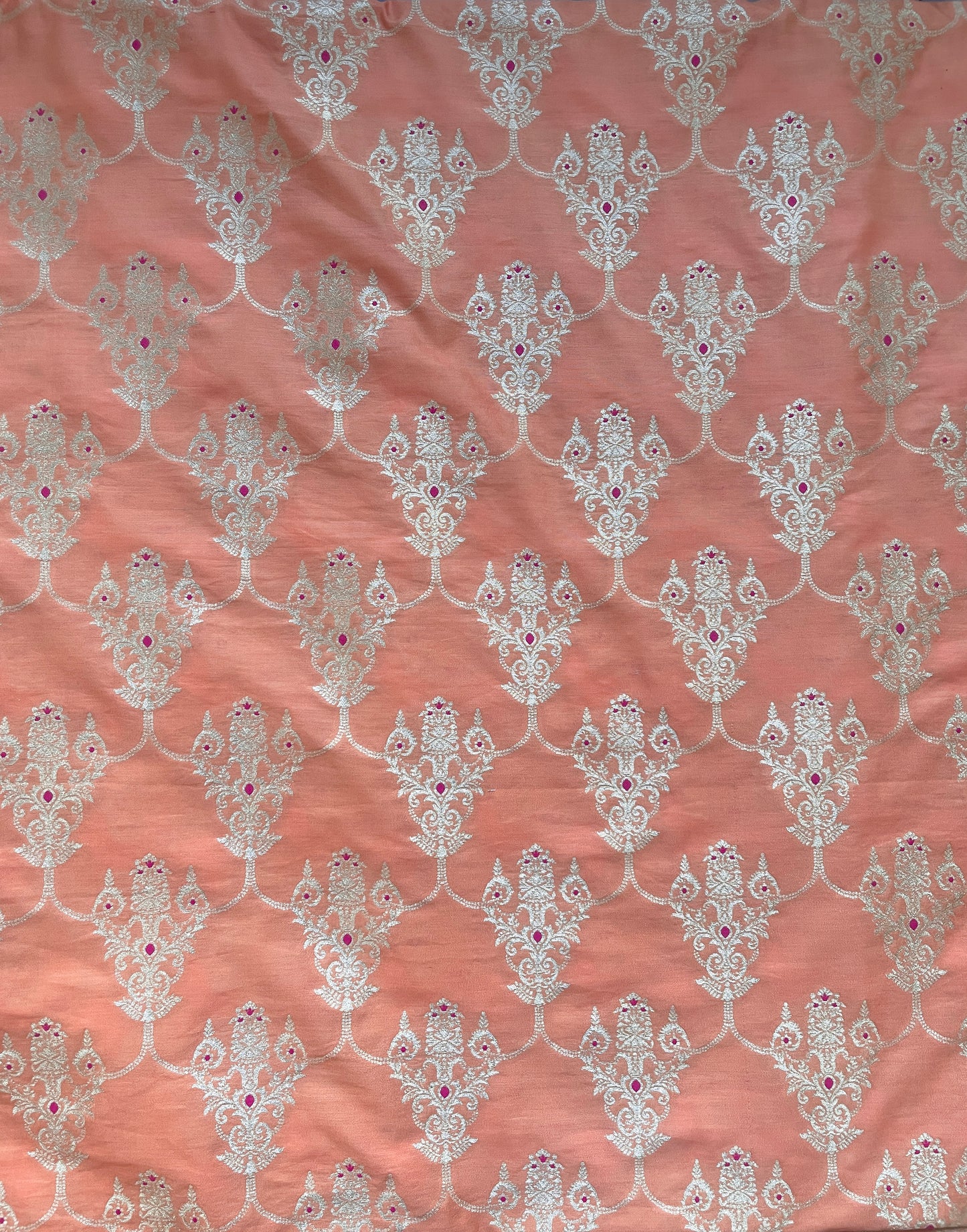 Mulberry Jaal Peach Fabric