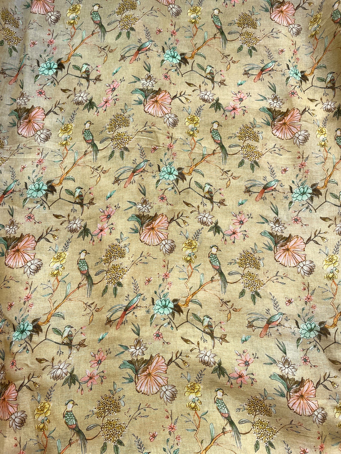 Linen Katha Fabric