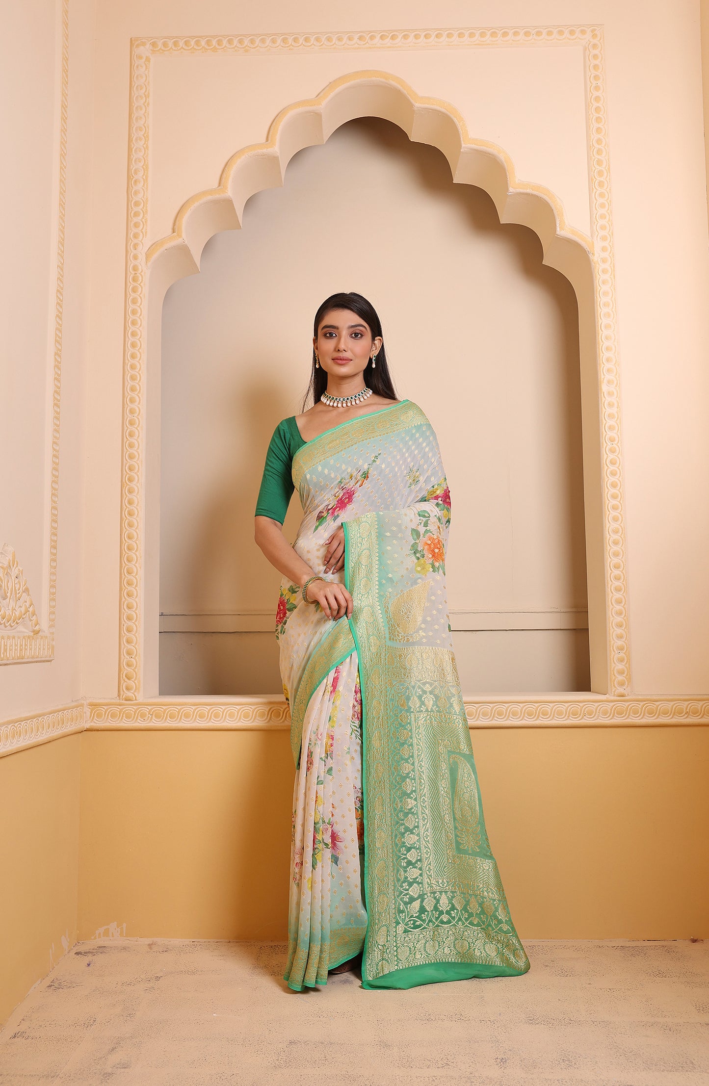 Khaddi Handloom Shaded Saree