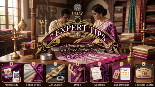 7 expert tips to choose the best Banarasi saree before buying