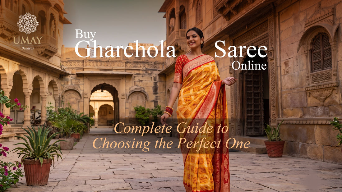 Buy Gharchola Saree Online: Complete Guide to Choosing the Perfect One