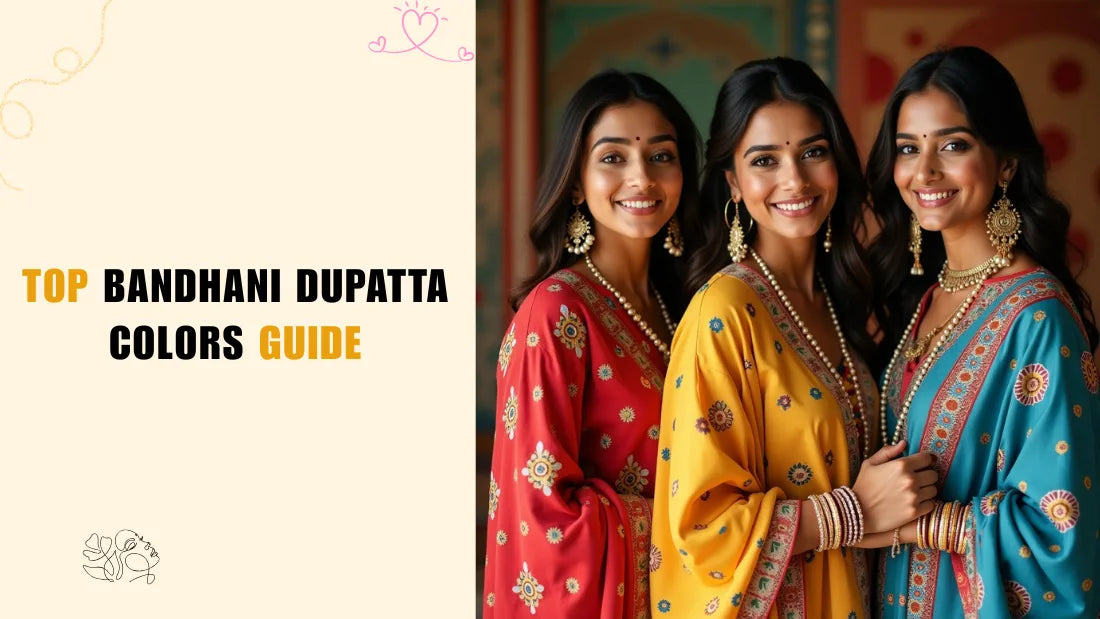 Top Bandhani Dupatta Colors to Brighten Your Ethnic Wardrobe