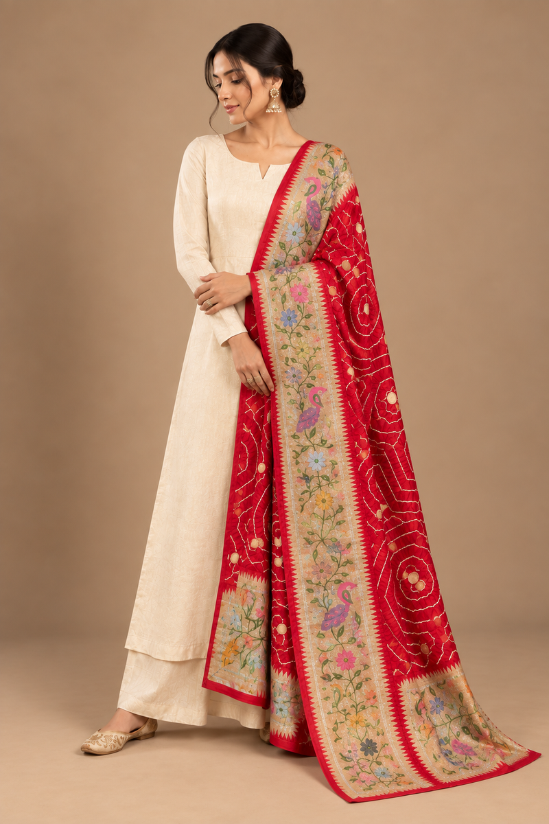 Bandhej Dupatta