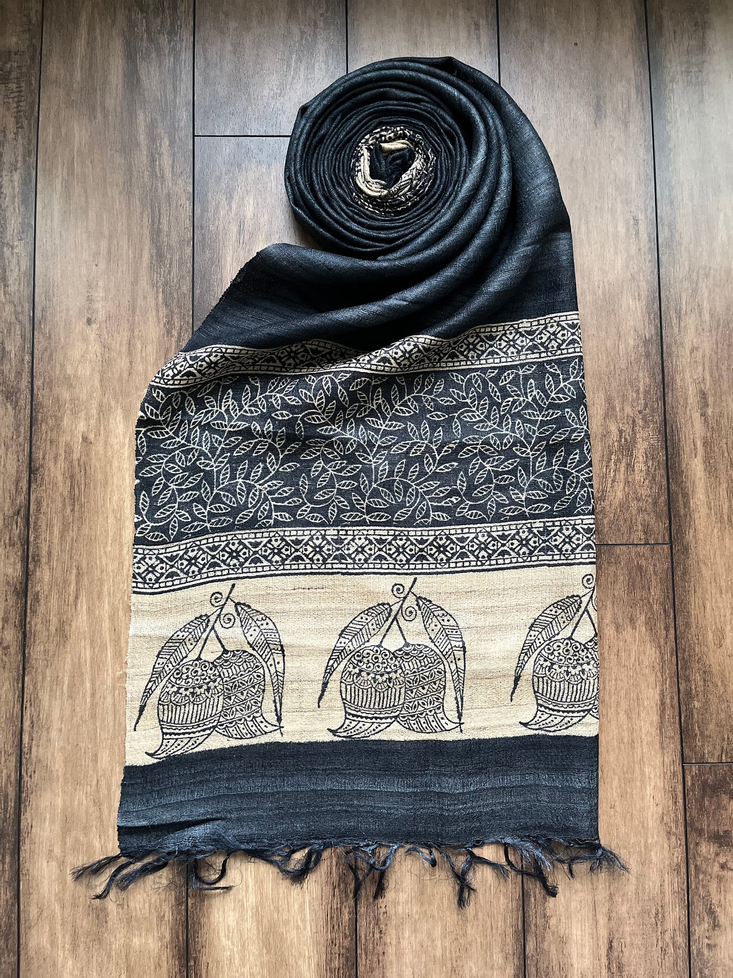 Linen Dark Blue Dupatta