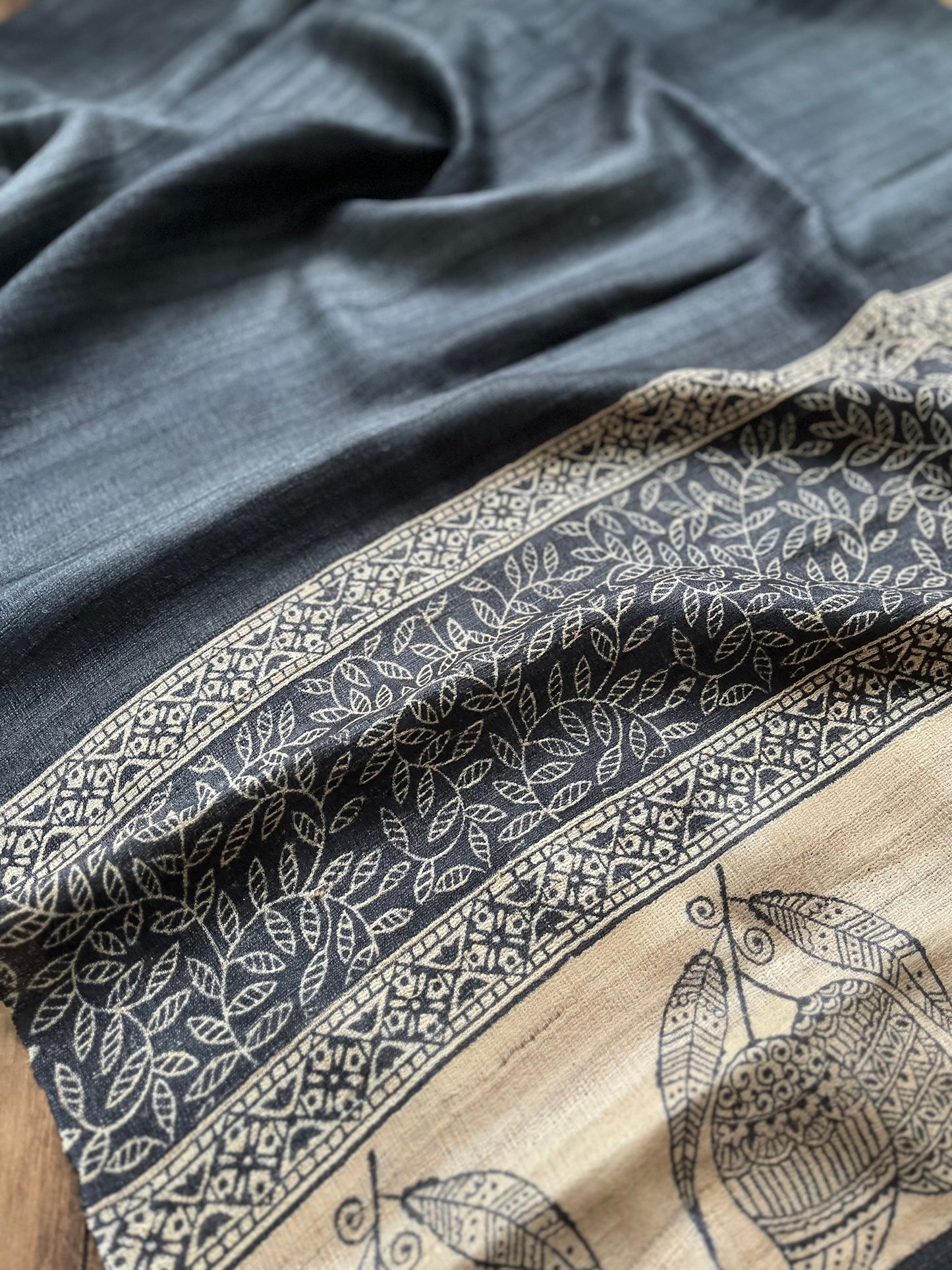 Linen Dark Blue Dupatta