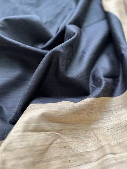 Tussar Black Beige Dupatta