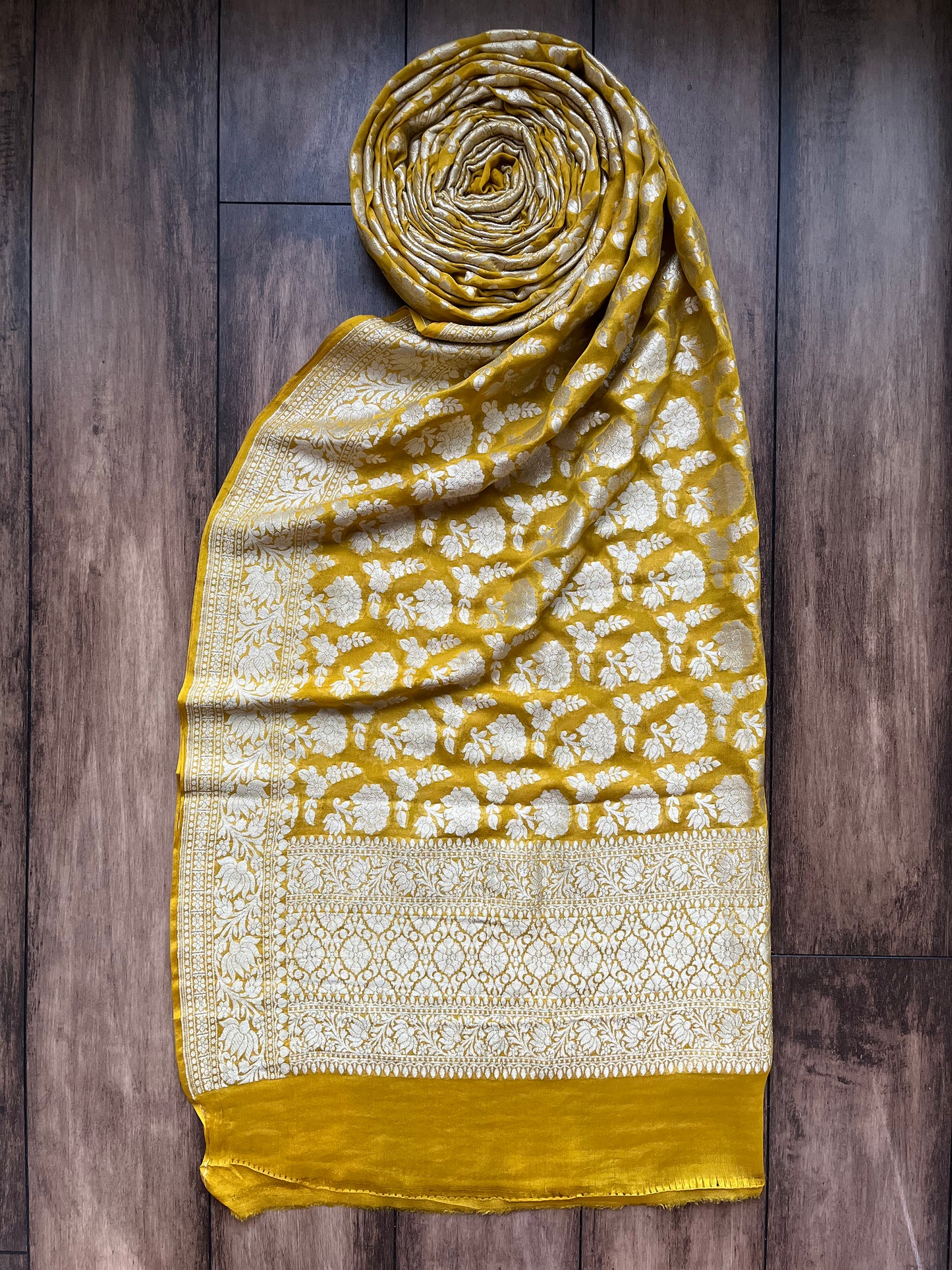 Khaddi Mustard Gold Dupatta