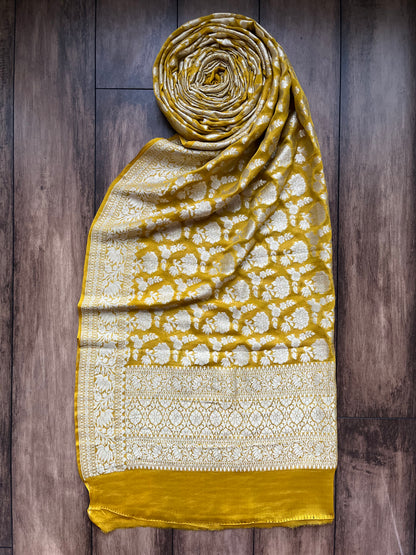 Khaddi Mustard Gold Dupatta