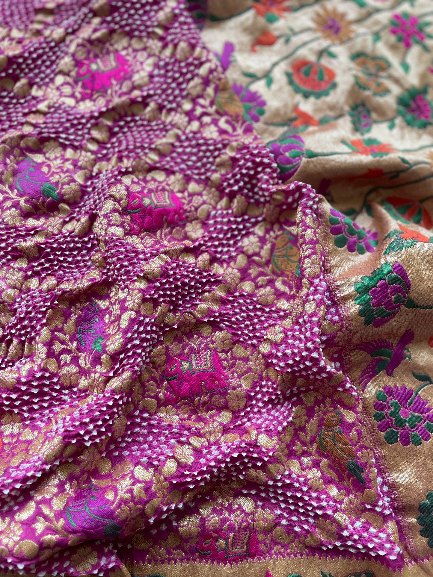 Pastel Purple Figure Meenkari Dupatta