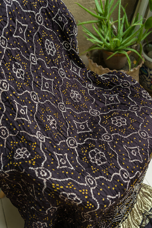 Black Rai Dana Gajji Dupatta