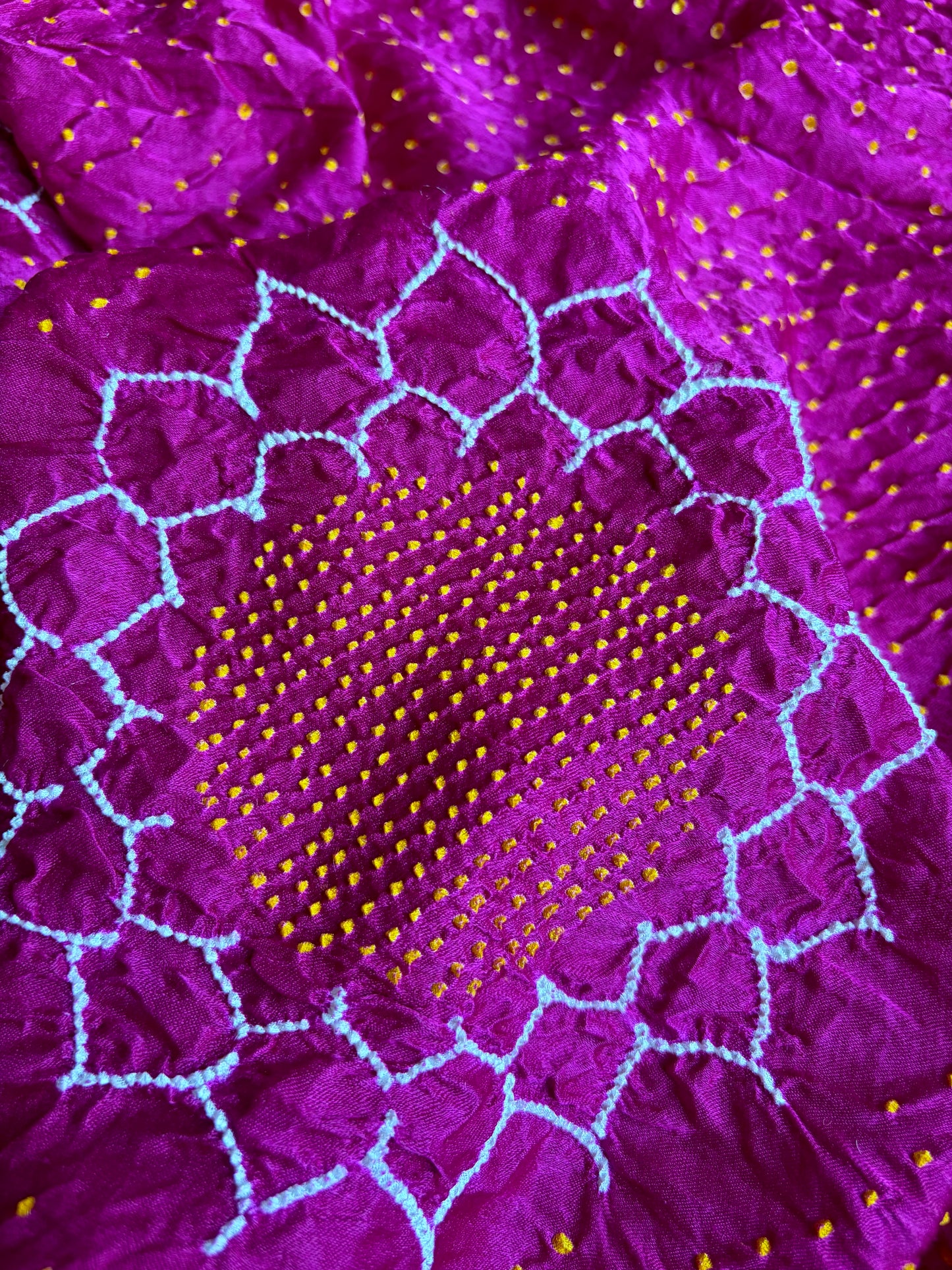 Gajji Rai Dana Purple Bandhej Dupatta
