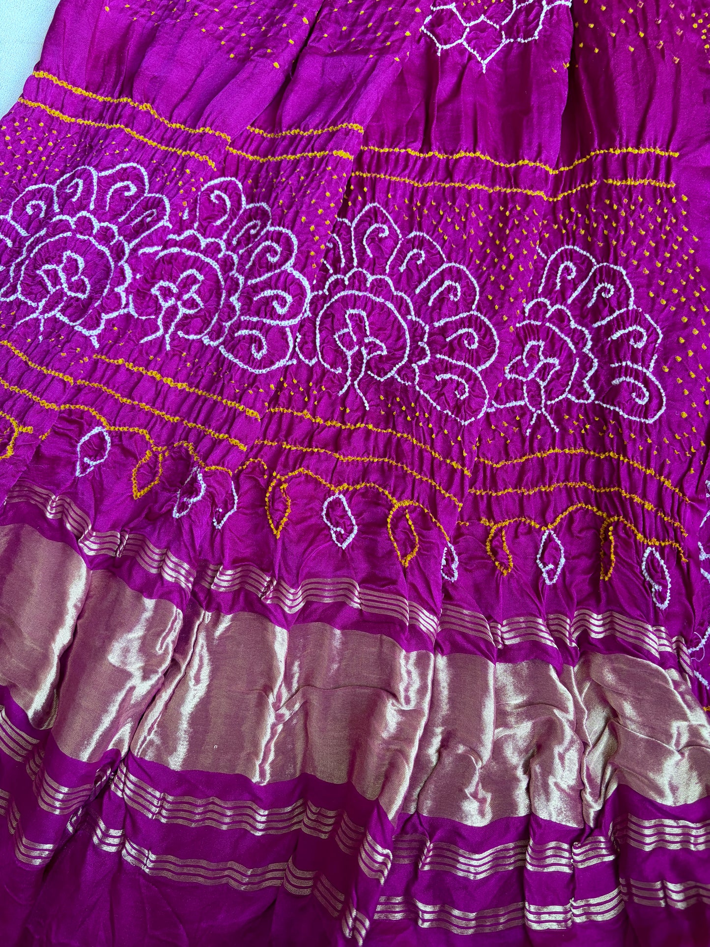 Gajji Rai Dana Purple Bandhej Dupatta