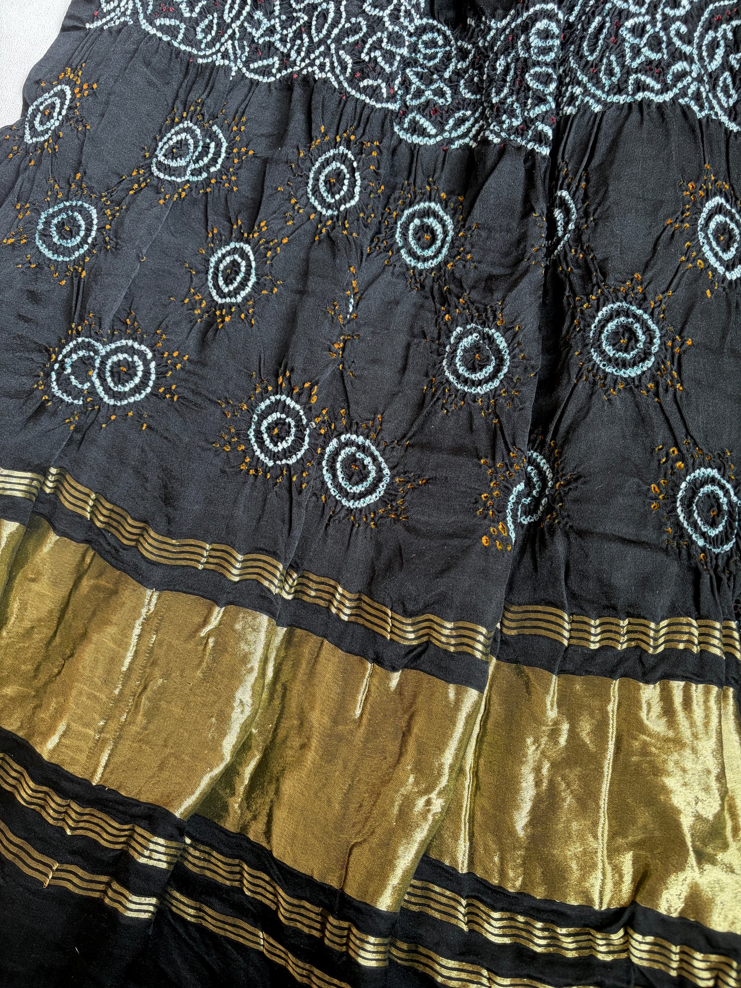 Gajji Rai Dana Black Bandhej Dupatta