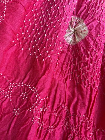 Moonga Ombre Pink Bandhej Dupatta