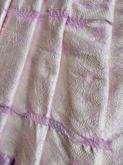 Katan Parsi Lilac Bandhej Dupatta