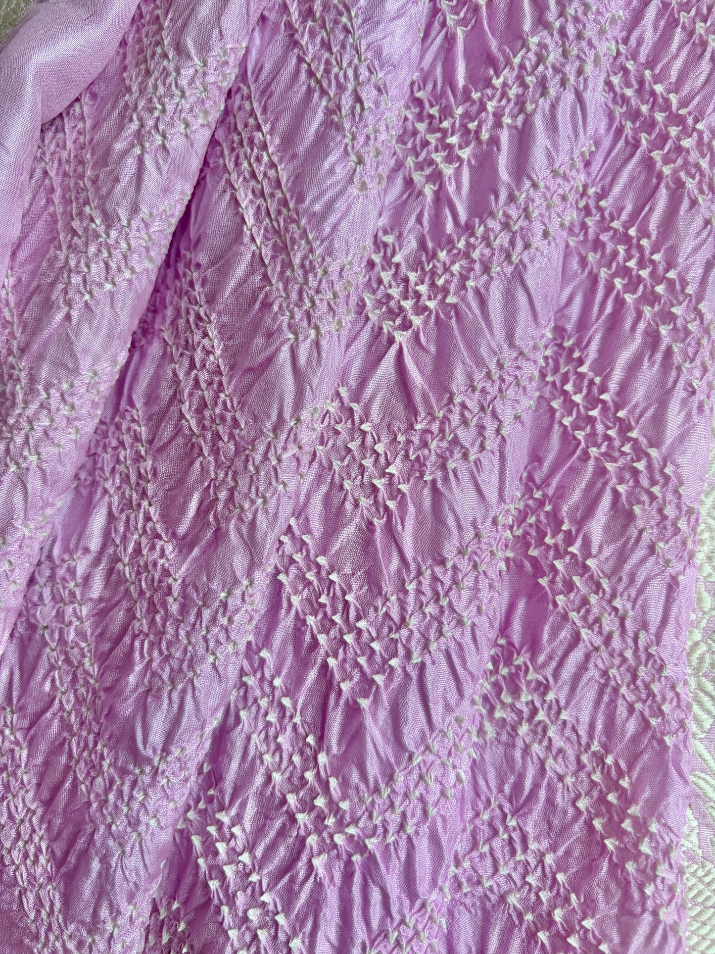 Katan Parsi Lilac Bandhej Dupatta