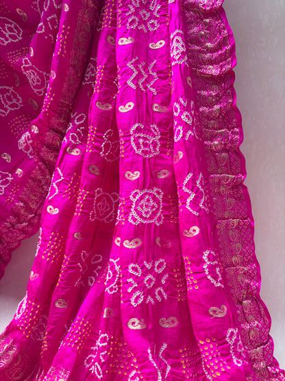 Gajji Naqshi Booti Rani Bandhej Dupatta