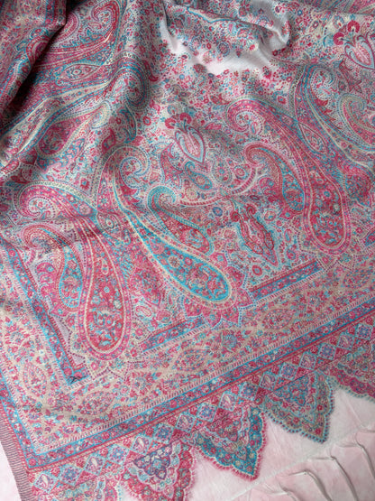 Moonga Pashmina Baby Pink Dupatta