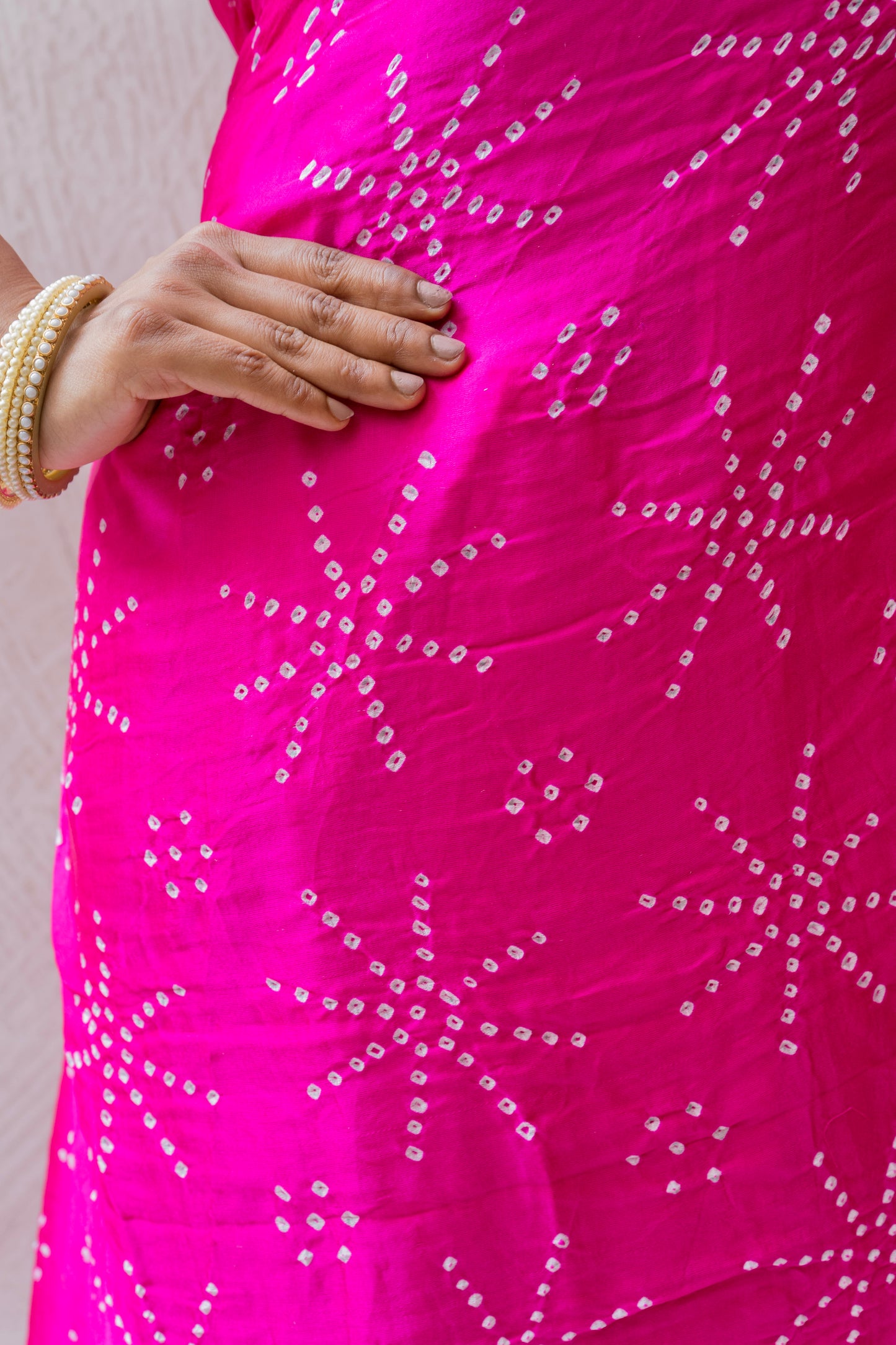 Gajji Rai Dana Rani Bandhej Saree