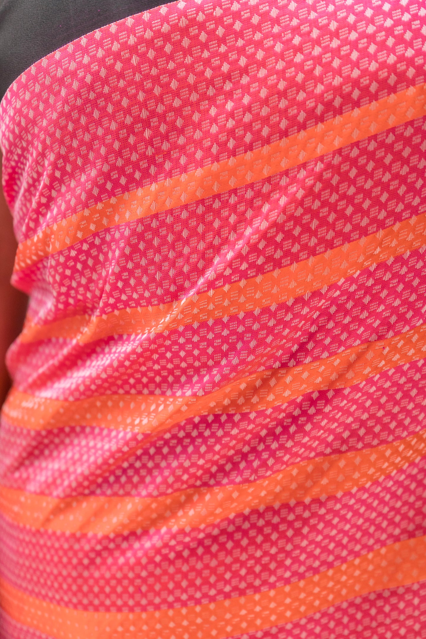 Handloom Katan Kadhua Multicolored Saree