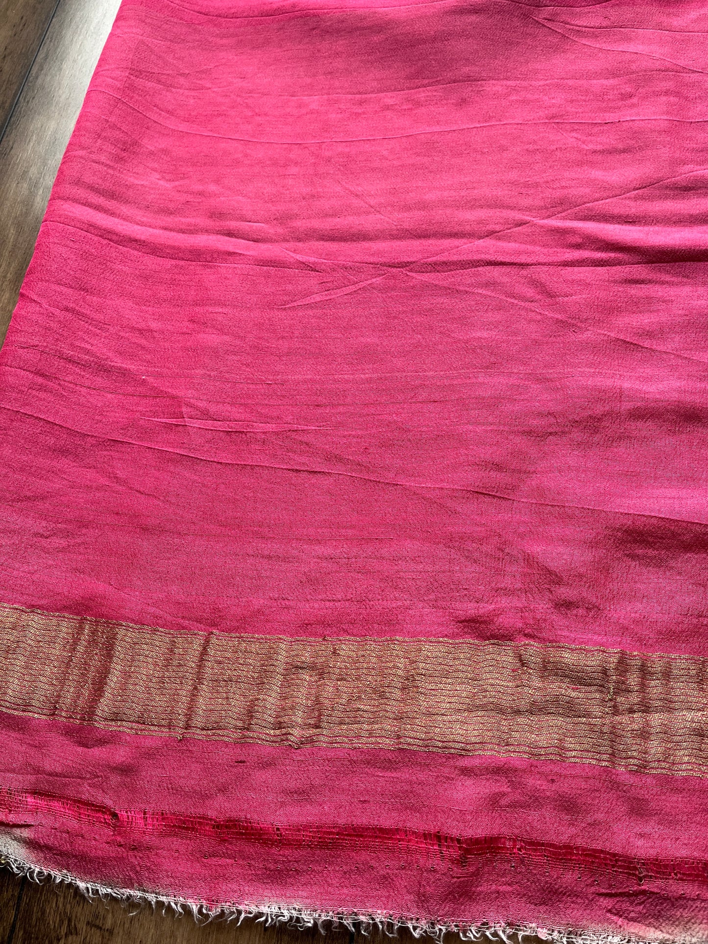 Soft Tusser Multicolour Saree