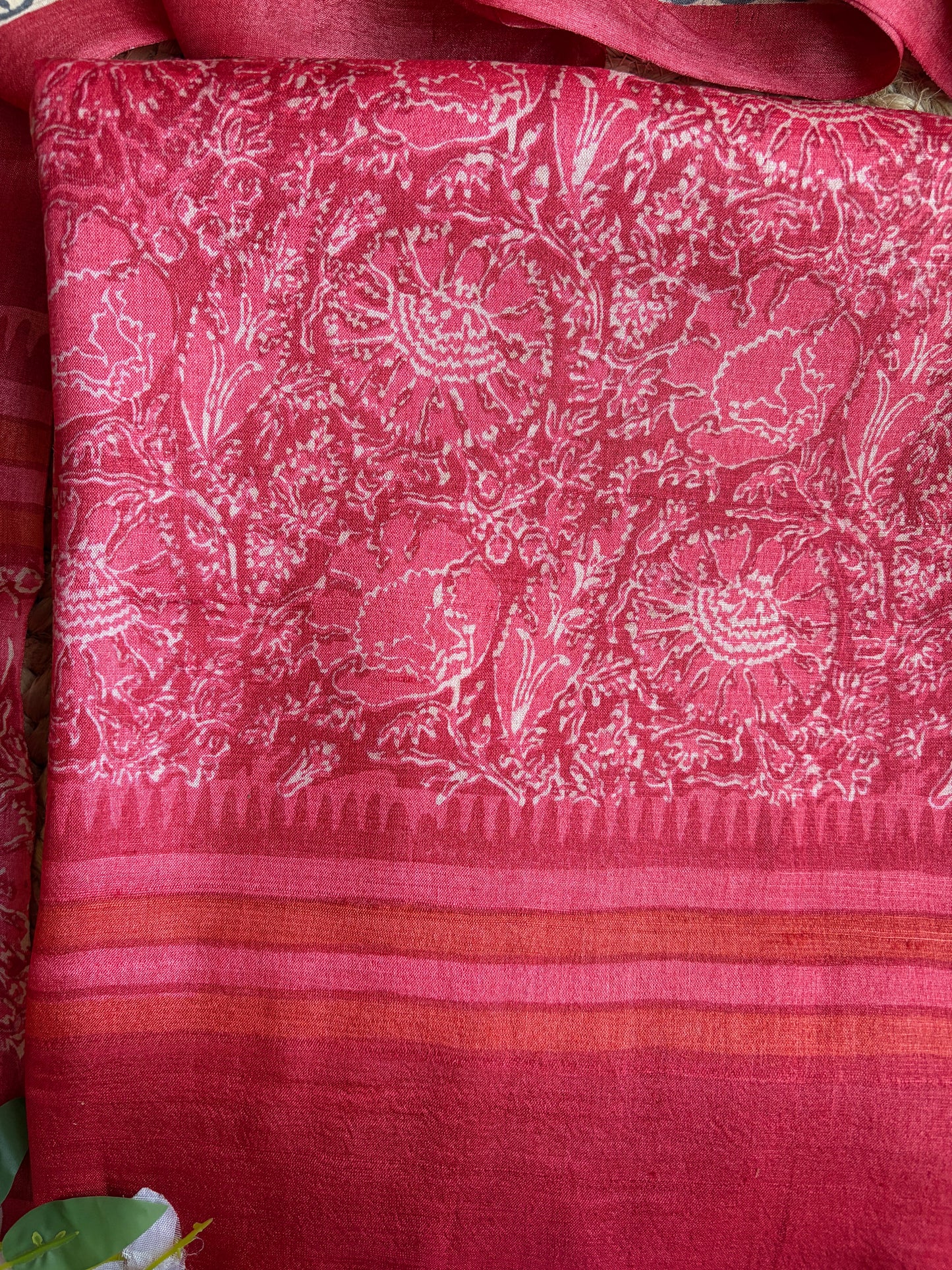 Tussar Silk Rani Set