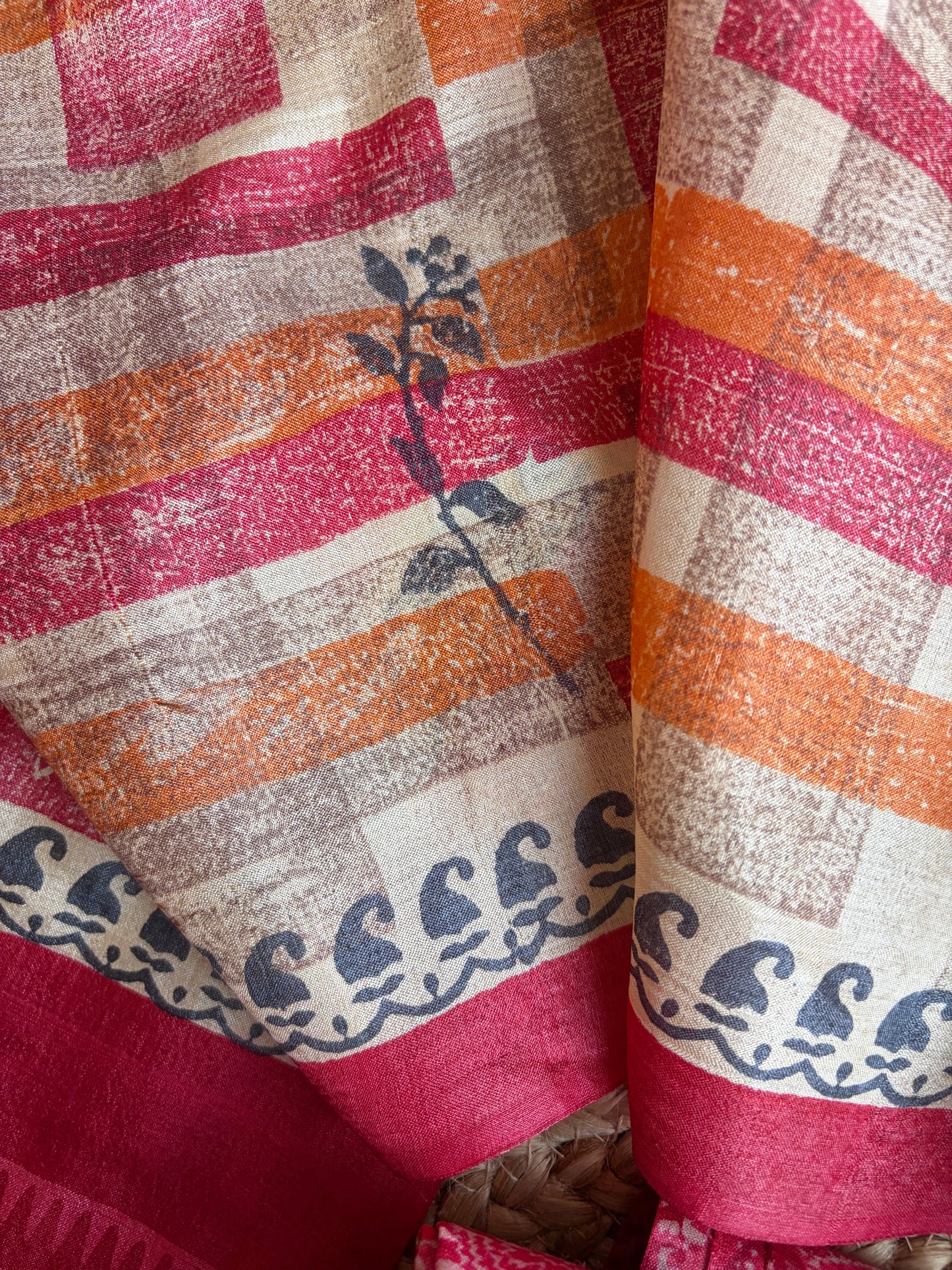 Tussar Silk Rani Set