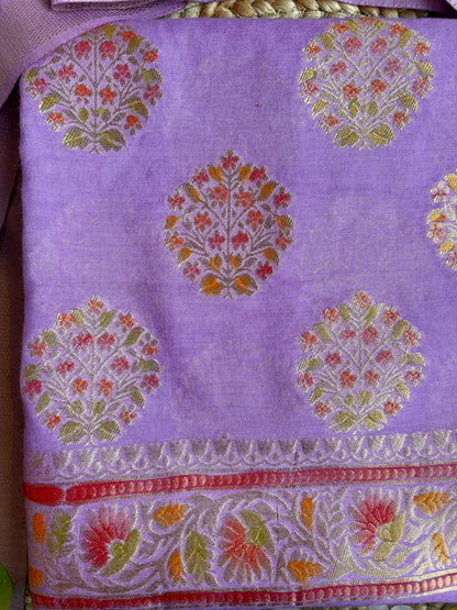 Purple Meenakari Set