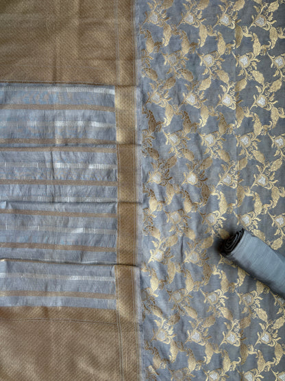 Grey Brocade Set