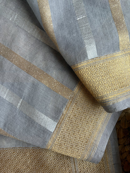 Grey Brocade Set
