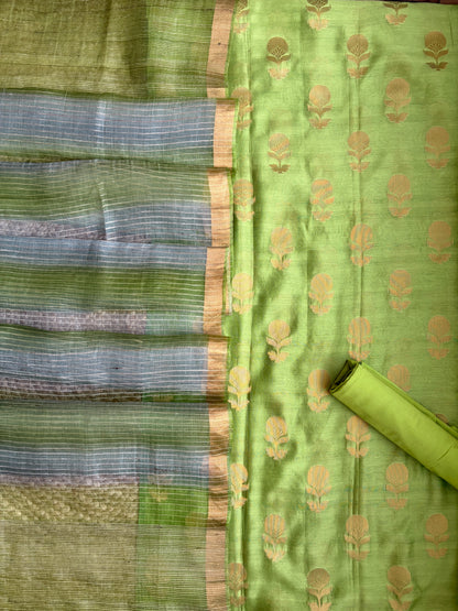 Printed Rangkat Green Set