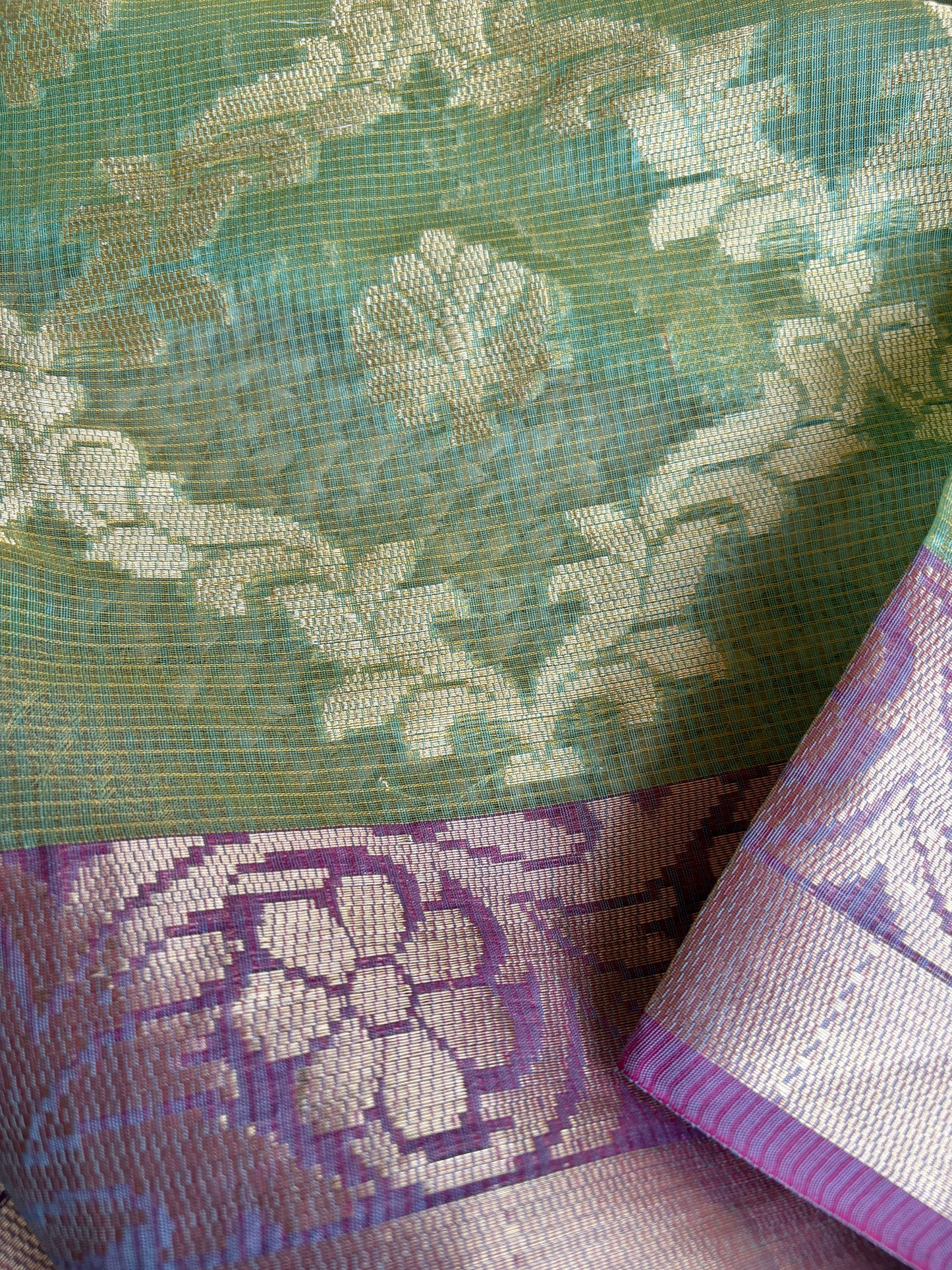 Handloom Kora Rangkat Set