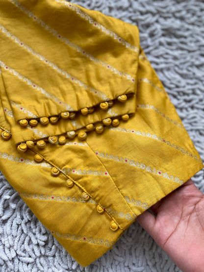 Handloom Leheriya Blouse
