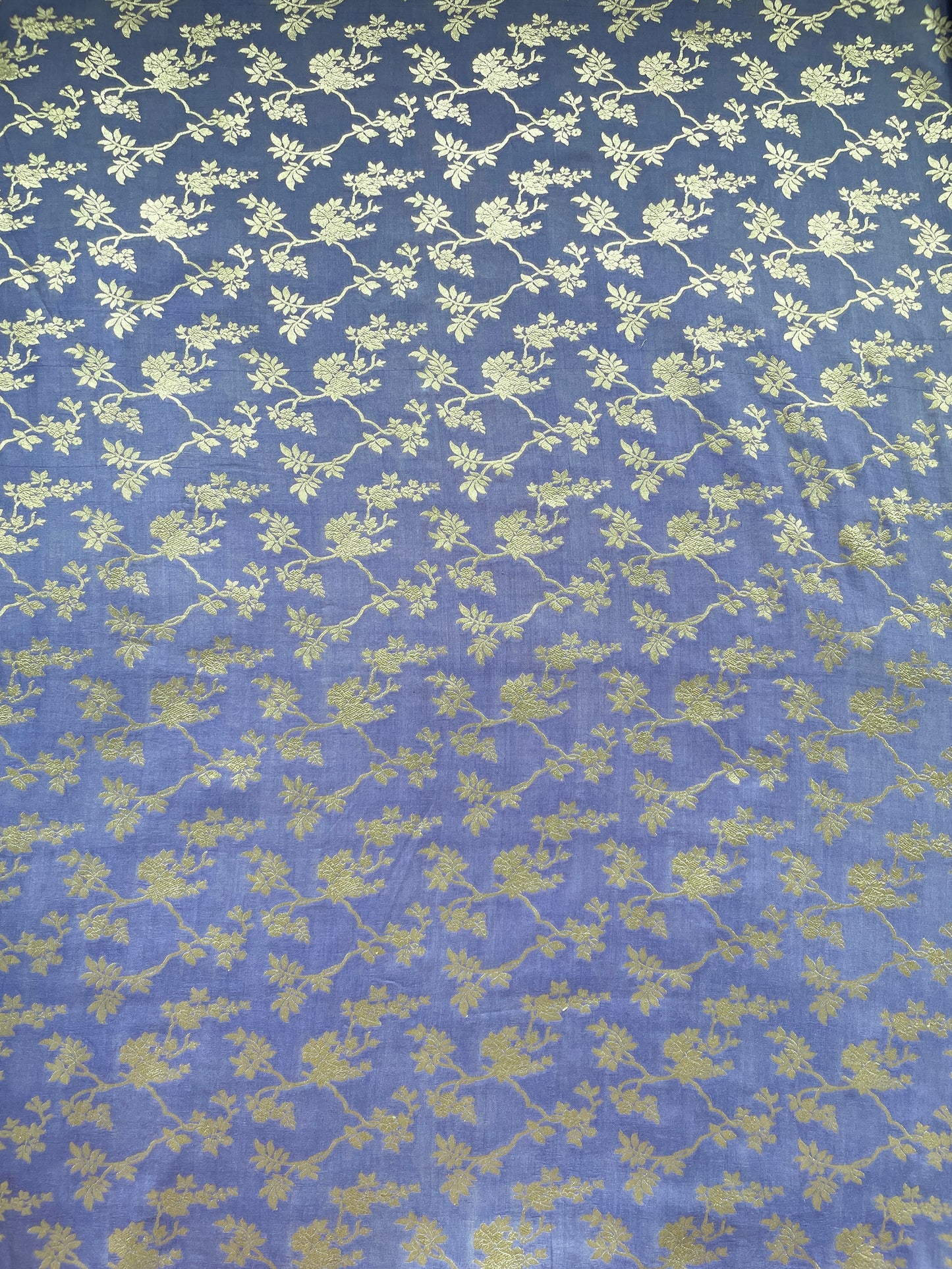 Moonga Kadhua Jaal Powder Blue Fabric
