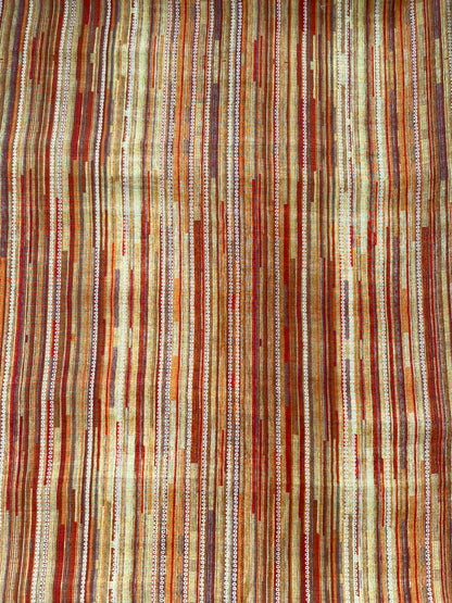 Moonga Stripes Yellow Fabric