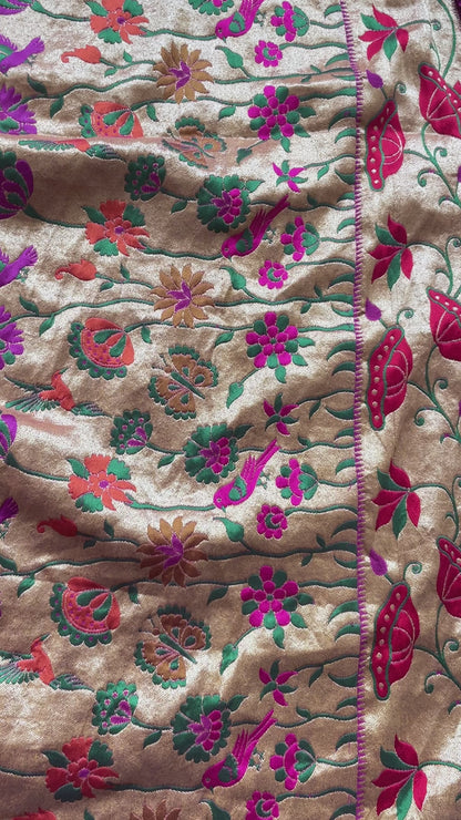 Pastel Purple Figure Meenkari Dupatta