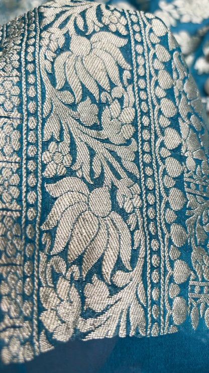 Khaddi Blue Dupatta