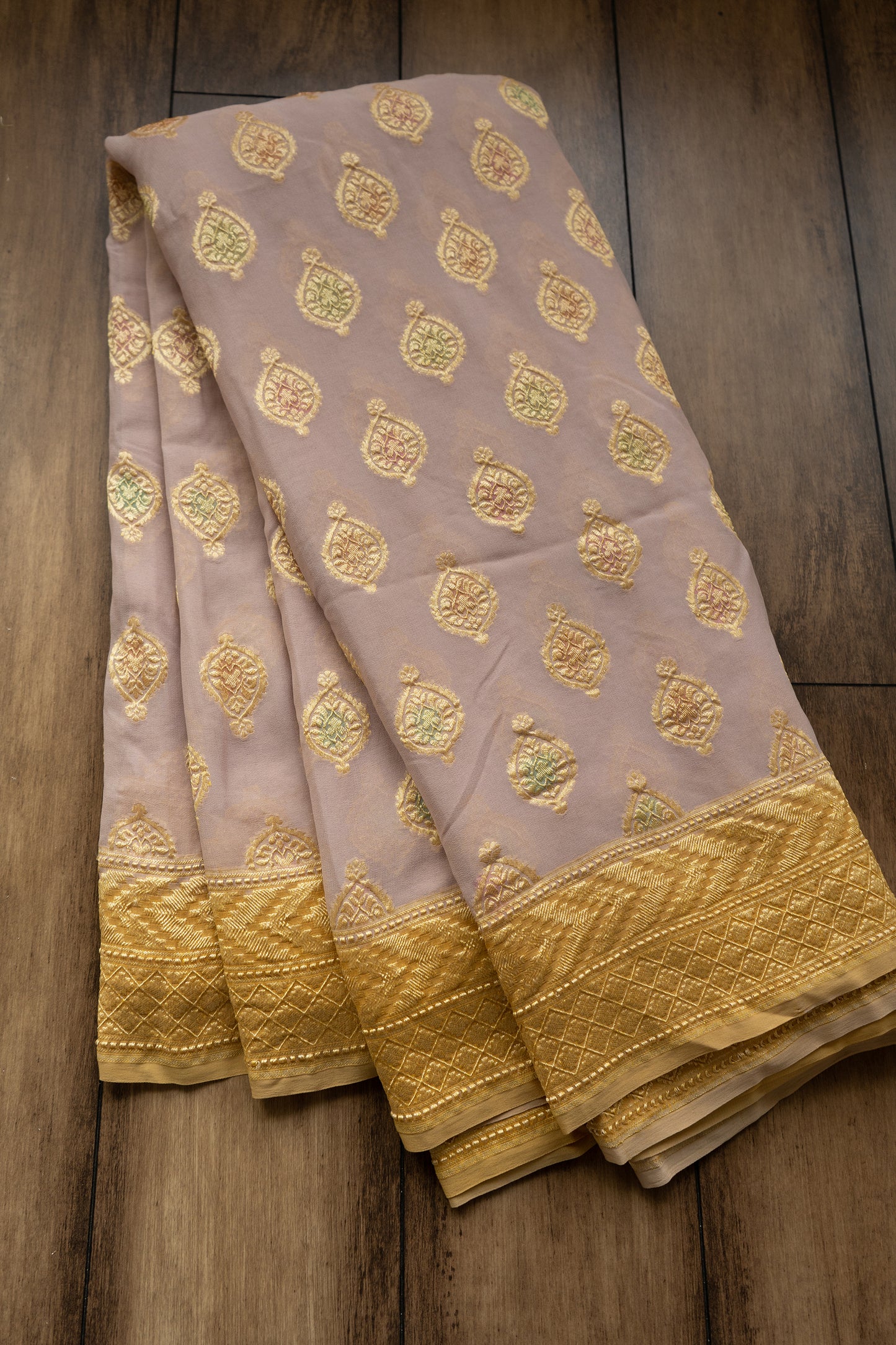 Handloom Khaddi Morphe Saree