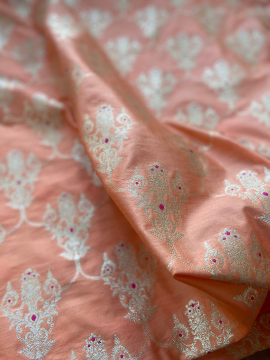 Mulberry Jaal Peach Fabric