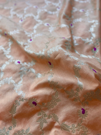 Mulberry Purple Meenakari Fabric