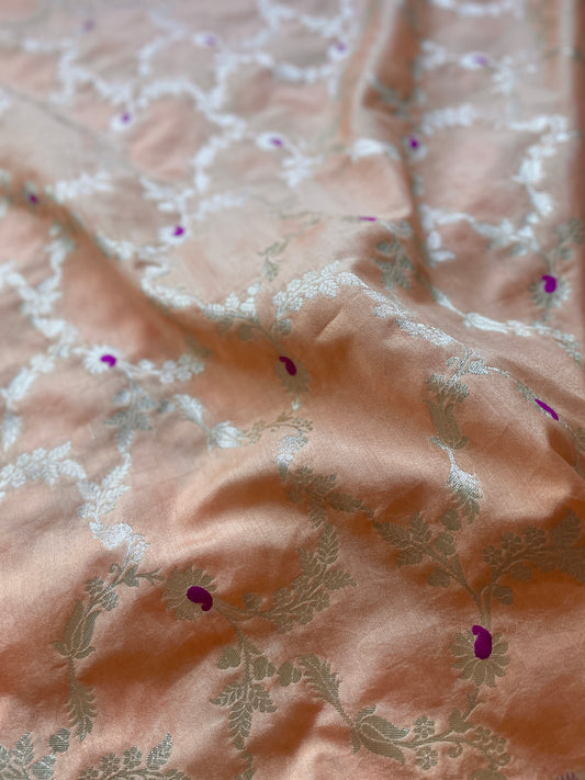 Mulberry Purple Meenakari Fabric
