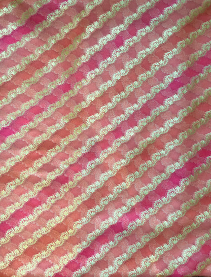 Kora Rangkat Shades Of Pink Fabric
