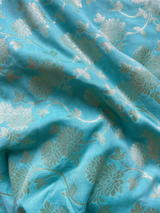Palm Floral Jaal Fabric