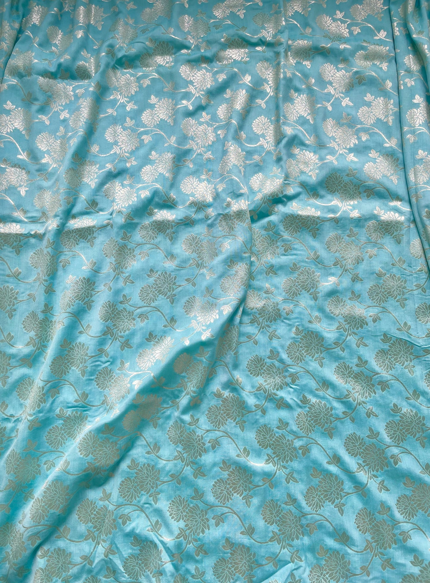 Palm Floral Jaal Fabric