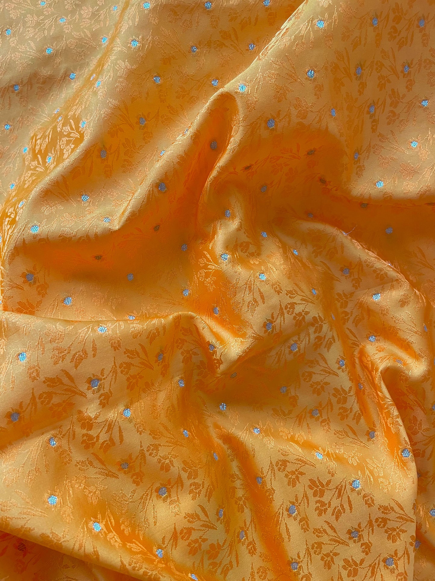 Handloom Jamawar Silk Fabric