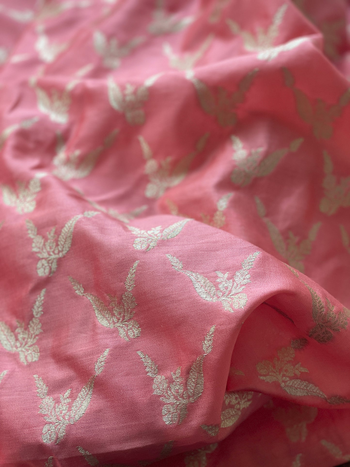 Mulberry Half Drop Fabric (Baby Pink)